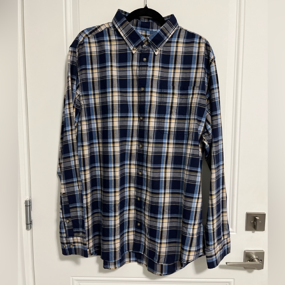 NWT - Selected Homme Flannel Long Sleeve Shirt - Size 18 / XXL